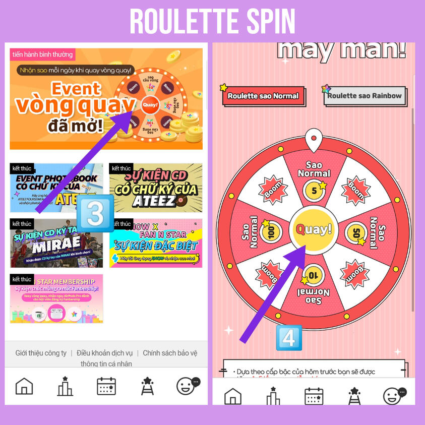 PIC (3) Click on the roulette bar. PIC (4) Spinb