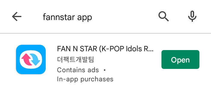 INSTALL FANNSTAR APP.